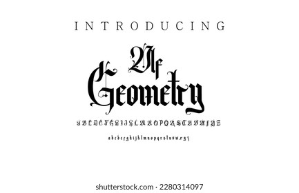 Classic typography serif font. Uppercase, lowercase, ligatures, ampersand, alternate, and number. Vector illustration word. Lettering Minimal Fashion Designs Romance Elegant.