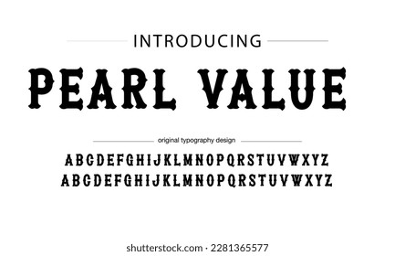 Letra serif clásica de tipografía. Mayúsculas, minúsculas, ligaduras, ampersand, alternancia y número. Palabra de ilustración vectorial. La Moda Minimal Que Deja Leer Diseña El Romance Elegante.
