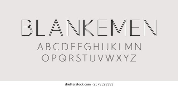 Classic typography serif font. Uppercase, lowercase, ligatures, ampersand, alternate, and number. Vector illustration word. Lettering Minimal Fashion Designs Romance Elegant.