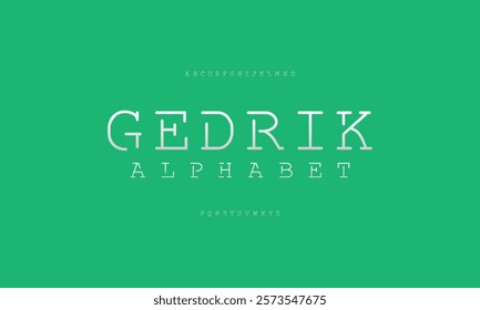 Classic typography serif font. Uppercase, lowercase, ligatures, ampersand, alternate, and number. Vector illustration word. Lettering Minimal Fashion Designs Romance Elegant.