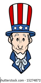 Classic Uncle Sam - 4th of July Vector Illustration