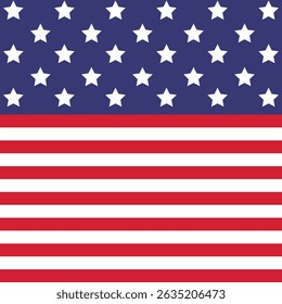 Classic United States Flag Stars and Stripes Patriotic Background for 4th of July