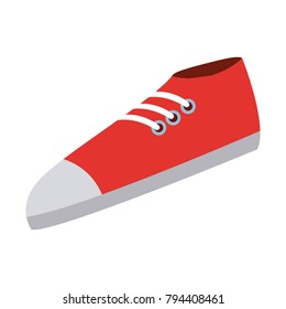 classic urban shoe vector