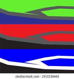 classic vector abstract car decal