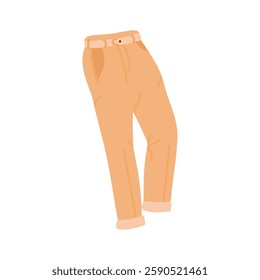 Classic vector of beige pants, perfect for formal or casual wear