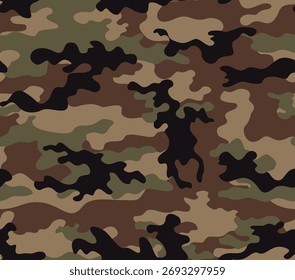 
Classic vector camouflage, military fabric texture, fashionable stylish pattern
