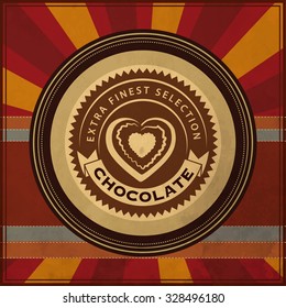 classic vector tag template of premium craft brown mark brown cocoa classical nature work product chocolate bean bar black abstract food earth mark darkness panorama publishing aged traditional tan ag