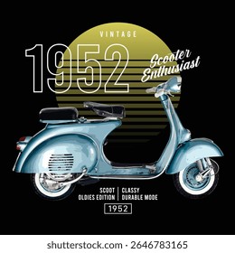 clássico vespa, scooter, design de vestuário, arte, fundo, vestuário, roupas de design, designs, designs vetor, moda, design futuro, futurista, gráfico, T gráfico, ilustração