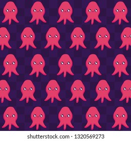 classic video game aliens pattern