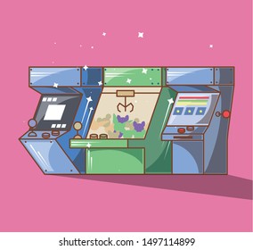 classic video game consoles with differents styles