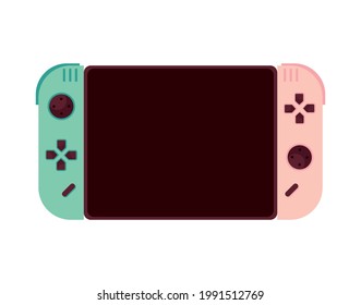 classic videogame portable device isolated icon