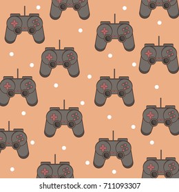 Classic videogames and console background