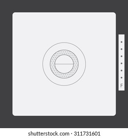 Classic viewfinder Vector