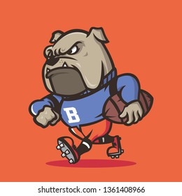 Classic vintage animal mascot. Vintage football animal mascot 