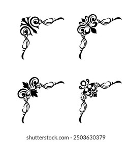 Klassische Vintage Barock viktorianischen Rahmen Trennelemente Klassische Hochzeit Einladung