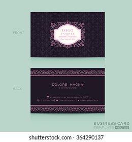 Classic vintage Business card namecard Design Template