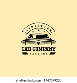 Classic Vintage Car Design Auto Car Design Template Logo Vector