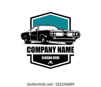 classic vintage car logo design