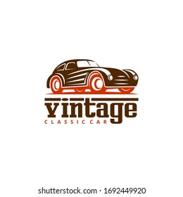 Classic Vintage Car Vector Inspiration Auto Car Vector Logo Design