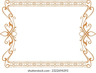 classic vintage carved ornament element design