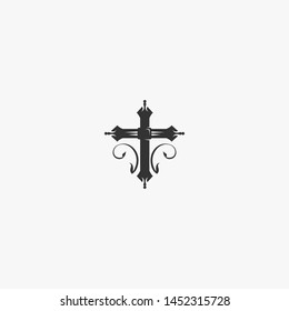 a classic and vintage cross symbol