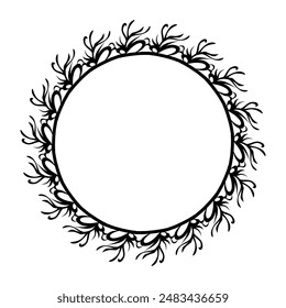 Classic vintage design with black circle frame. Perfect for photos, icons, logos, banners, greeting cards, websites, advertisements