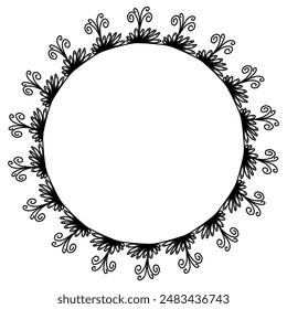 Classic vintage design with black circle frame. Perfect for photos, icons, logos, banners, greeting cards, websites, advertisements