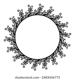 Classic vintage design with black circle frame. Perfect for photos, icons, logos, banners, greeting cards, websites, advertisements