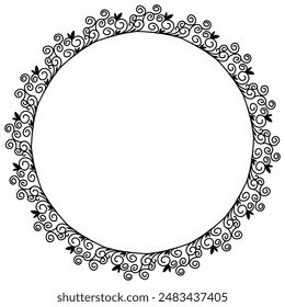 Classic vintage design with black circle frame. Perfect for photos, icons, logos, banners, greeting cards, websites, advertisements