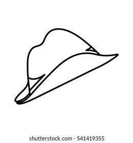 Classic vintage hat icon vector illustration graphic design