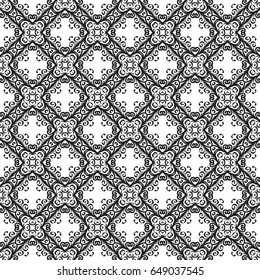 classic vintage ornament. seamless vector pattern. interior decoration, wallpaper, invitation, fashion design.