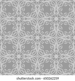 classic vintage ornament. seamless vector pattern. interior decoration, wallpaper, invitation, fashion design.