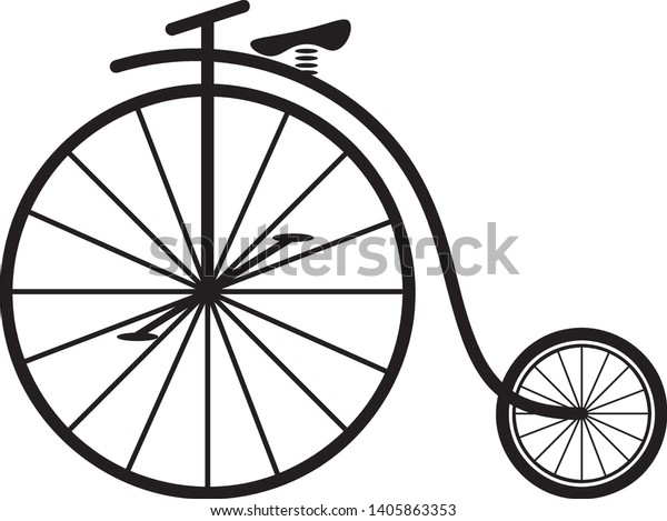 a penny farthing bicycle