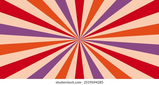 Classic vintage rays sunburst retro background.	