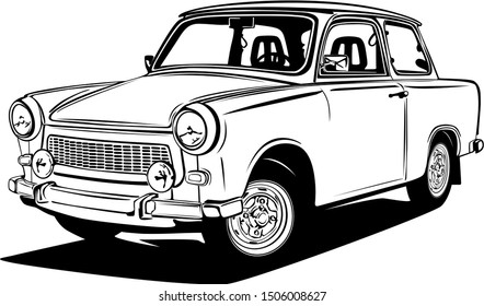 classic vintage retro car design