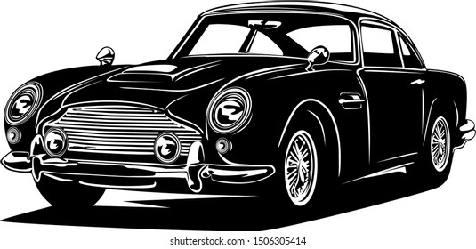 classic vintage retro car design