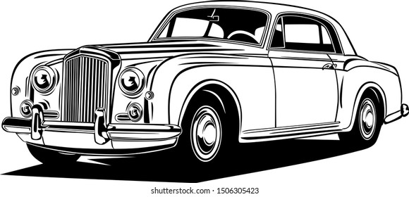 classic vintage retro car design