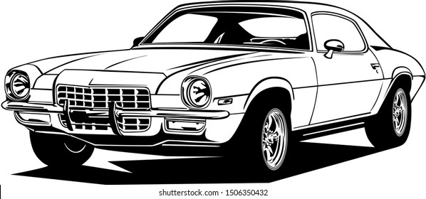 classic vintage retro car design