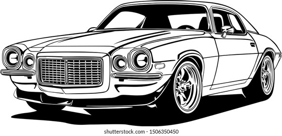 classic vintage retro car design