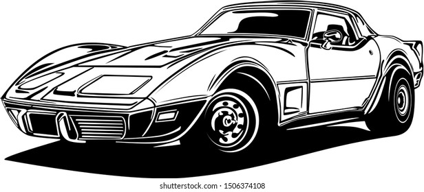 classic vintage retro car design