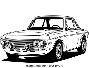 classic vintage retro car design