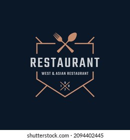 Classic Vintage Retro Label Badge for Restaurant and Cafe Logo Design Inspiration