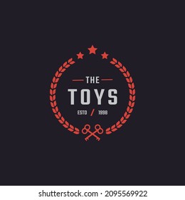 Classic Vintage Retro Label Badge Toys and Souvenir Logo Design Inspiration