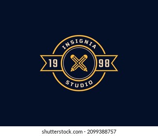 Classic Vintage Retro Label Badge Insignia Logo Design for Business Design Template