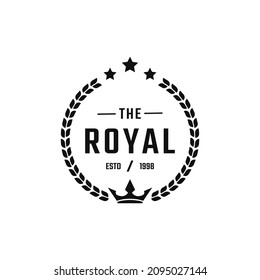 Classic Vintage Retro Label for Royal Quality Handcraft Badges Logo Design Inspiration