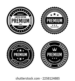 Classic Vintage Retro Premium Vector Badge, Emblem, Logo, Label, Sticker, Stamp, Symbol, Seal, Banner Frame Collection Set