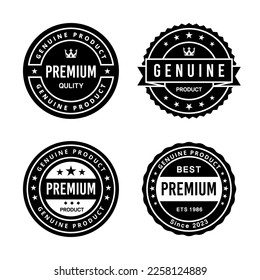 Classic Vintage Retro Premium Vektor-Abzeichen, Emblem, Logo, Etikett, Aufkleber, Stempel, Symbol, Siegel, Banner-Rahmenkollektion Set