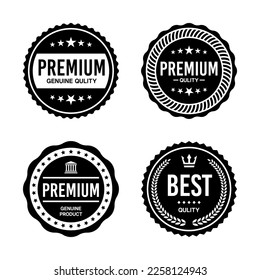 Classic Vintage Retro Premium Vektor-Abzeichen, Emblem, Logo, Etikett, Aufkleber, Stempel, Symbol, Siegel, Banner-Rahmenkollektion Set