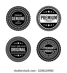 Classic Vintage Retro Premium Vektor-Abzeichen, Emblem, Logo, Etikett, Aufkleber, Stempel, Symbol, Siegel, Banner-Rahmenkollektion Set