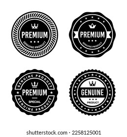 Classic Vintage Retro Premium Vector Badge, Emblem, Logo, Label, Sticker, Stamp, Symbol, Seal, Banner Frame Collection Set